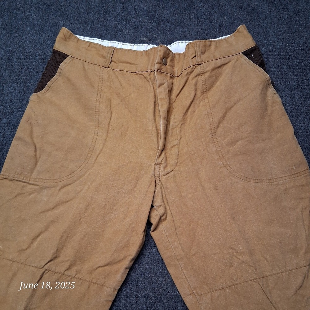 Vintage Redhead Double Knee Canvas Hunting Pants Men Size 34x29‎ High Rise Brown